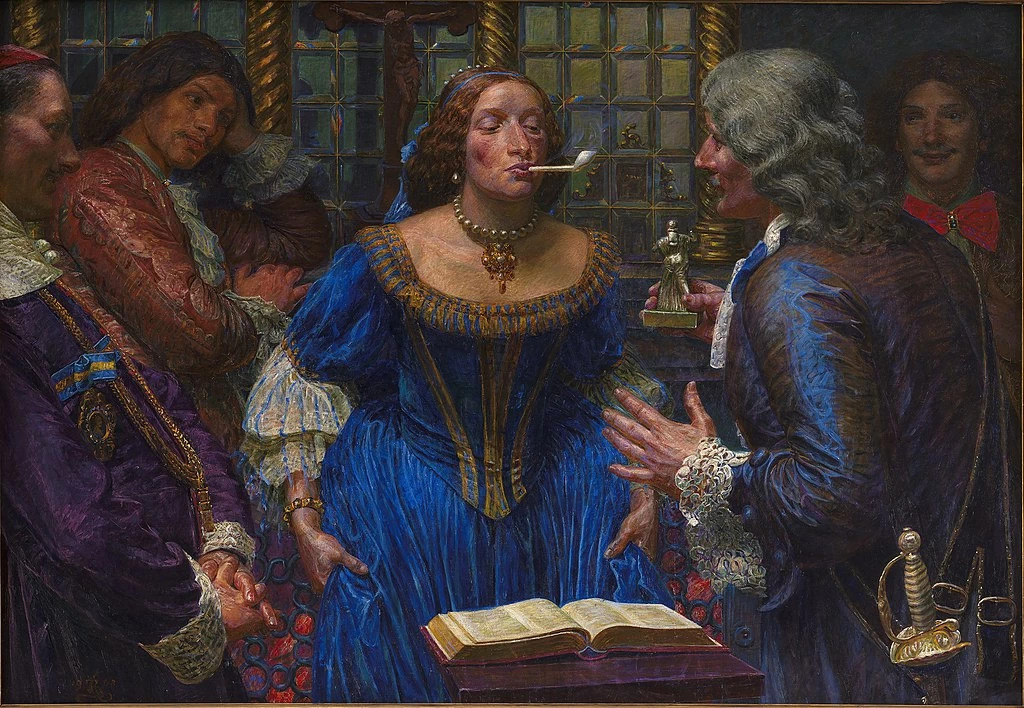 Kristian Zahrtmann - La regina Cristina a Palazzo Corsini, Statens Museum for Kunst, Copenaghen